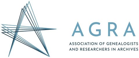 Association of Genealogists and Researchers in Archives logo.